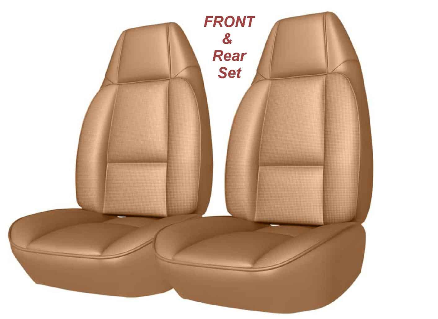 Seat Trim Kit: 78-79 Berlinetta Custom Cloth / Vinyl - Front & R